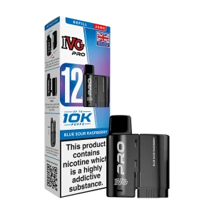 Blue Sour Raspberry IVG Pro 12 Refill Pack