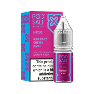 Pod Salt Nexus Blue Razz Cherry Blast 10ml Nic Salt