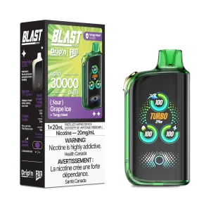 Grape Ice Sour Drip’n by Envi Fasta Blast 30K – Disposable Vape