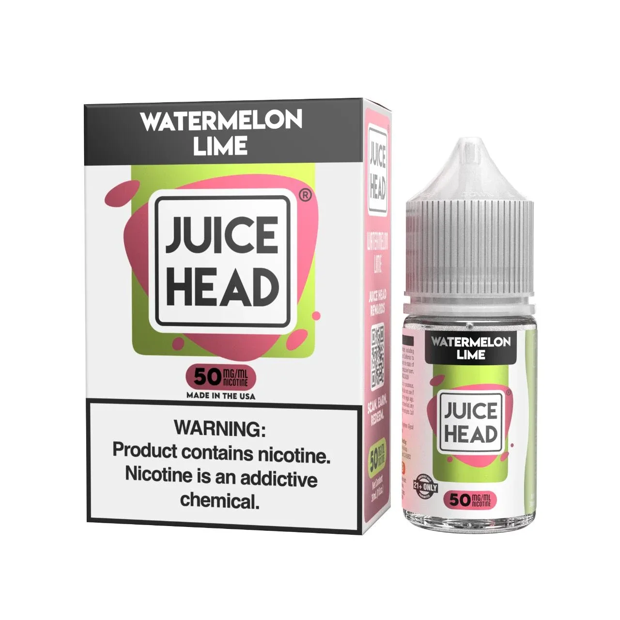 Juice Head Watermelon Lime Salts 30ml E-Juice