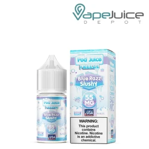 Blue Razz Slushy Freeze Pod Juice TFN Salt 30ml