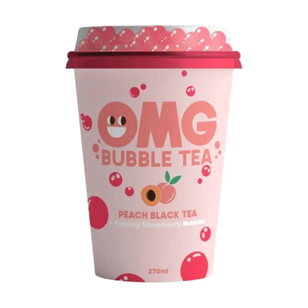 OMG Bubble Tea Peach 270ml (Collection Only)