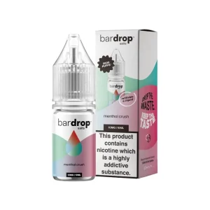 Bar Drop Menthol Crush 10ml Nic Salt E-liquid