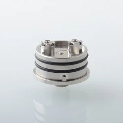 YFTK Thin Base Deck V3 for Flash e-Vapor V4.5S+ / V4.5 Style 23mm RTA - Silver