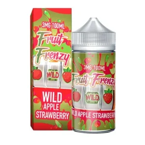 Wild Apple Strawberry by Fruit Frenzy 100ml - Ejuice Store