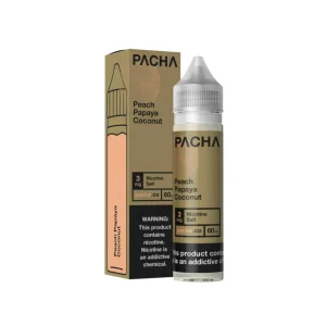 Pacha Peach Papaya Coconut Cream Synthetic Nicotine 60ml E-Juice