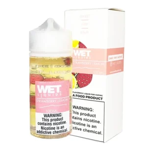 Wet Liquids Strawberry Lemon 100ml Shortfill (Short Date / Out of Date)