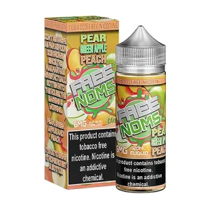 FREE-NOMS Pear Green Apple Peach 120ml Vape Juice