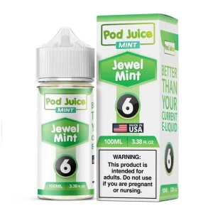 Pod Juice Jewel Mint Nixodine 100ML E-Juice