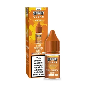 Doozy Vape Seriously Clear Sour Tropical Burst 10ml Nic Salt