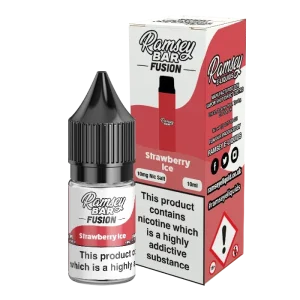 Ramsey Bar Fusion Strawberry Ice 10ml Nic Salt