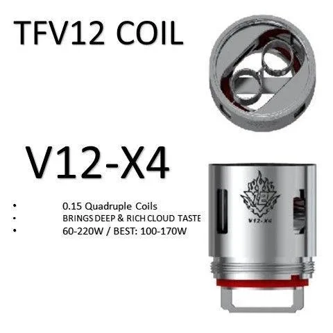 Smoktech TFV12 Coils V12-X4 (3 pack)