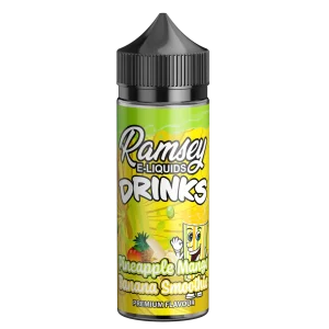 Ramsey E-Liquids Drinks Pineapple Mango Banana Smoothie 100ml Shortfill