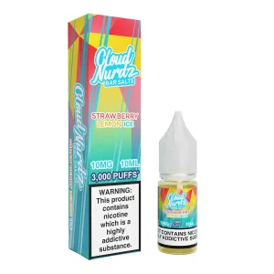 Cloud Nurdz Strawberry Lemon Ice 10ml Nic Salt
