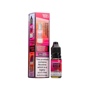 Vapes Bars Ghost Strawberry Raspberry Cherry 10ml Nic Salt E-liquid
