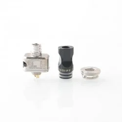 909 Modify Nugg Style RBA for LVE Orion ll - Silver, 4 x Airflow Pins 1.0, 2.0, 3.0, 4.0mm