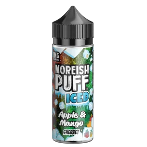 Moreish Puff Iced Apple & Mango Sherbet 100ml Shortfill