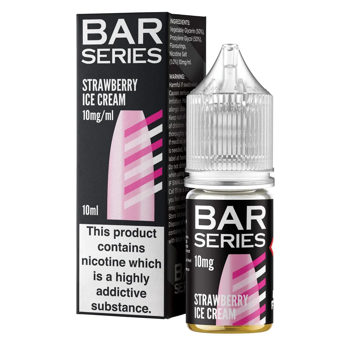 Bar Series Strawberry Ice Cream 10ml Nic Salt - Image 2