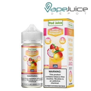 Mango Strawberry Dragonfruit Pod Juice TFN 100ml