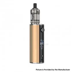 [Ships from Bonded Warehouse] Authentic Eleaf iStick XC100 Mod Kit with GTL X Tank - Matte Gold, VW 5~100W, 1 x 18650 / 21700