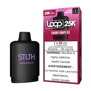 Cherry Grape Ice STLTH Loop 25K Pod