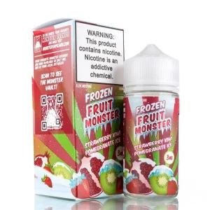 Strawberry Kiwi Pomegranate Ice by Frozen Fruit Monster - 100ml
