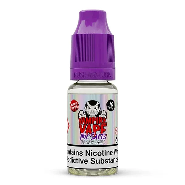 Vampire Vape Black Jack 10ml Nic Salt