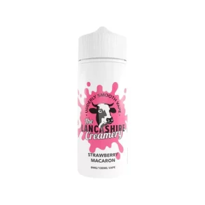 Lancashire Creamery Strawberry Macaron 100ml E-liquid