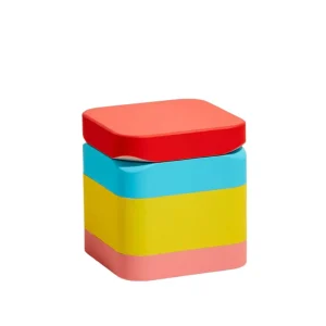 Colorblock Grinder – 4-Piece Rubberized Metal Herb Grinder (2.25″)