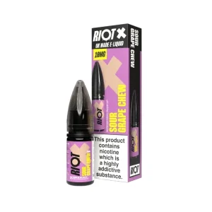 Riot X Sour Grape Chew Nic Salt 10ml
