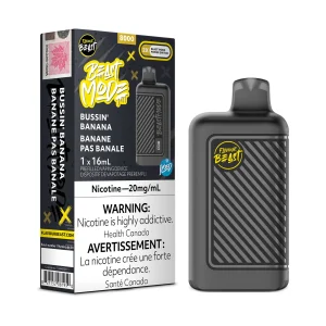 Bussin Banana Iced Flavour Beast Beast Mode – Disposable Vape