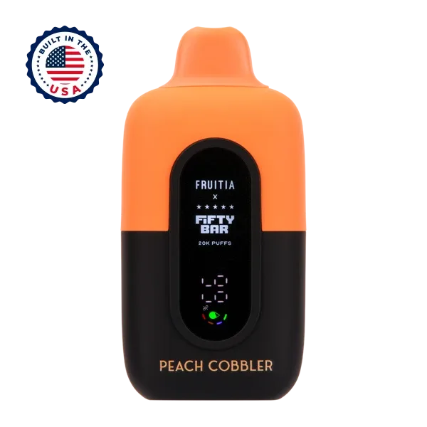 Peach Cobbler FRUITIA X Fifty Bar 20K