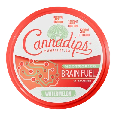Watermelon CANNADIPS Brain Fuel Pouches - Image 2