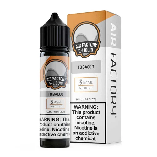 Air Factory Tobacco 60ml E-Juice - Image 2