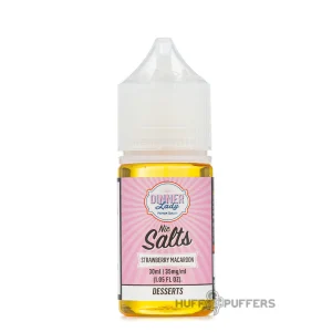 Dinner Lady Nic Salts – Strawberry Macaroon 30mL