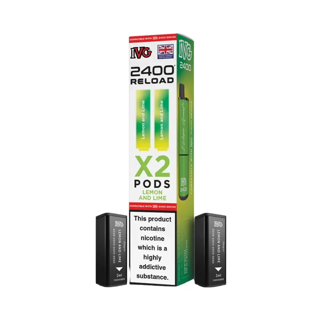 IVG 2400 Lemon Lime Reload Pods