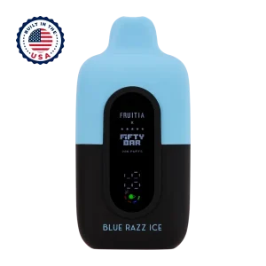Blue Razz Ice FRUITIA X Fifty Bar 20K
