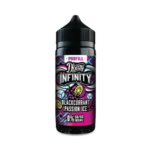 Doozy Vape Infinity 70/30 Blackcurrant Passion Ice 0mg 100ml Shortfill