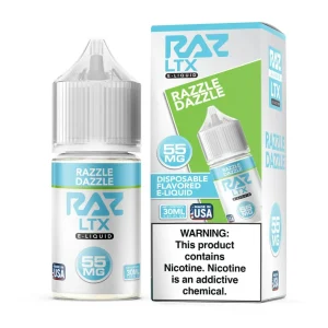 Pod Juice X Raz LTX Razzle Dazzle Tobacco Free Nicotine 30ml Salt E-Juice