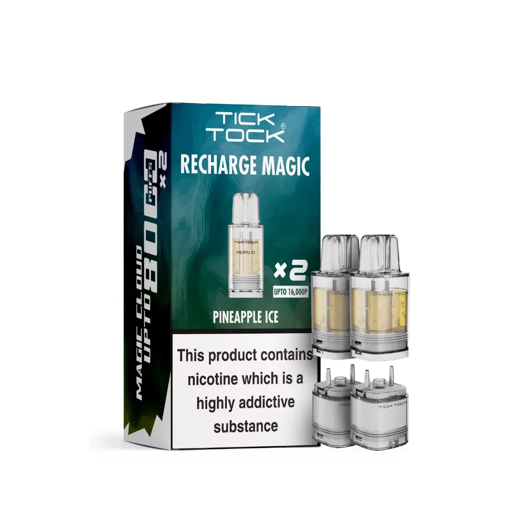 Tick Tock Magic 8000 Pineapple Ice Refill Pods