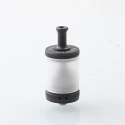 RekaVape Taifun GTR Style MTL RTA Rebuildable Tank Atomizer - Black, 316 Stainless Steel + PC, 4.0ml, 23mm Diameter