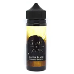 Game Of Vapes Castle Black Aniseed Sweets 100ml Shortfill (Dated 07/2021)