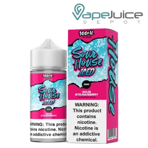 Strawberry Iced Sour House eLiquid 100ml
