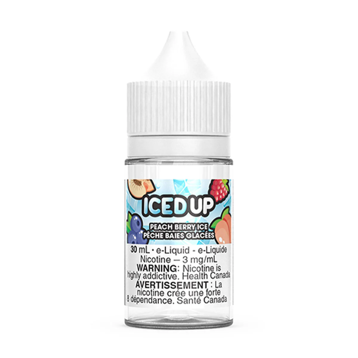 Peach Berry Ice – Iced Up E-Liquid - Image 2