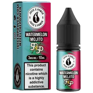 Juice N' Power 50:50 Watermelon Mojito 10ml E-Liquid