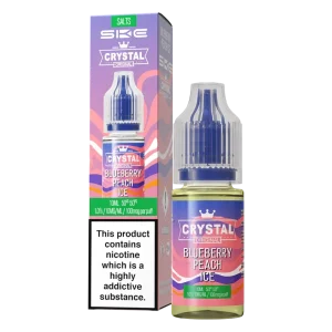 SKE Crystal V2 Blueberry Peach Ice 10ml Nic Salt