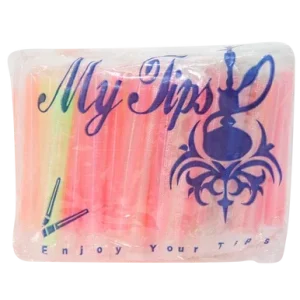 My Tips Multi Color Hookah Tips 50Ct