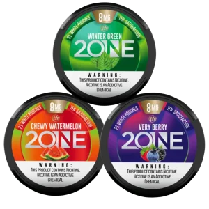 2ONE Nicotine Pouches 8mg (21 Count per Can) Ultimate Satisfaction TFN