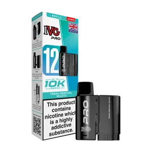 Fresh Menthol Mojito IVG Pro 12 Refill Pack