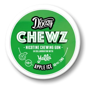Doozy Chewz Apple Ice Nicotine Chewing Gum
